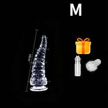Fierce Horse Plug Anal Adulto, Brinquedo Sexual Unissex, Estimulador Anal Transparente Macio, Massageador de Próstata, Acessório Íntimo com Ventosa Forte, Masturbador Adulto para Ponto G Mãos Livres - Tamanho Único - Visão 9