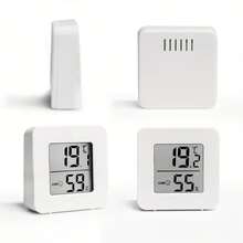 1pc Smiling Face Indoor Thermometer Hygrometer Digital Room Temperature And Humidity Monitor, With Humidity & Temperature, Fast Refresh, °C/°F Function, Suitable For Home, Office, Bedroom, Operation, Humidity Meter, Indoor Environment Control, Fashionable Design, Compact Sensor, Structure, Precise Sensor, Humidity Monitor, Climate Tracker, Home Comfort Care, Perfect For Cozy Bedroom Atmosphere - Multicolor - View 17