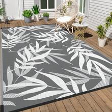 Sour Lemon Large Outdoor Rug, Outdoor Rugs Garden Rugs, Garden Mat For Patio, Easy Cleaning Patio Mat For Camping, Deck, Beach, Picnic-180x270cm - 椰子 - 查看 9