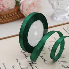 1 Roll Satin Ribbon (22m/Roll), Suitable For DIY Rose Decoration, Gift Wrapping - Wedding Party Bow Ribbon, Can Be Used For Table & Chair Decoration, Flower Gate, Gift Box, Cake Decoration, Clothing Accessories, Knitting, Creating An Elegant Holiday Atmosphere, Bow Ribbon (Width: 0.6/1/1.5/2/2.5/4/5cm) - View 6