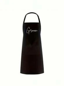 Delantal de cocina personalizable, logotipo de nombre personalizable, delantal de cocina personalizable, texto o patrón personalizado, decoración personalizable, reutilizable, con bolsillos y tirantes ajustables, diseño de espalda cruzada, multifuncional, de alta calidad - Multicolor - Ver 10