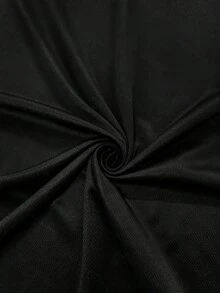 Camiseta estampada de moda y versátil - Negro - Ver 5