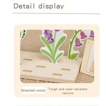 Children's Educational Early Learning Toy Flower Card Matching Plug-In 3D Puzzle Hand-Eye Coordination Parent-Child Interaction Logical Thinking Training - Multicolor - View 9