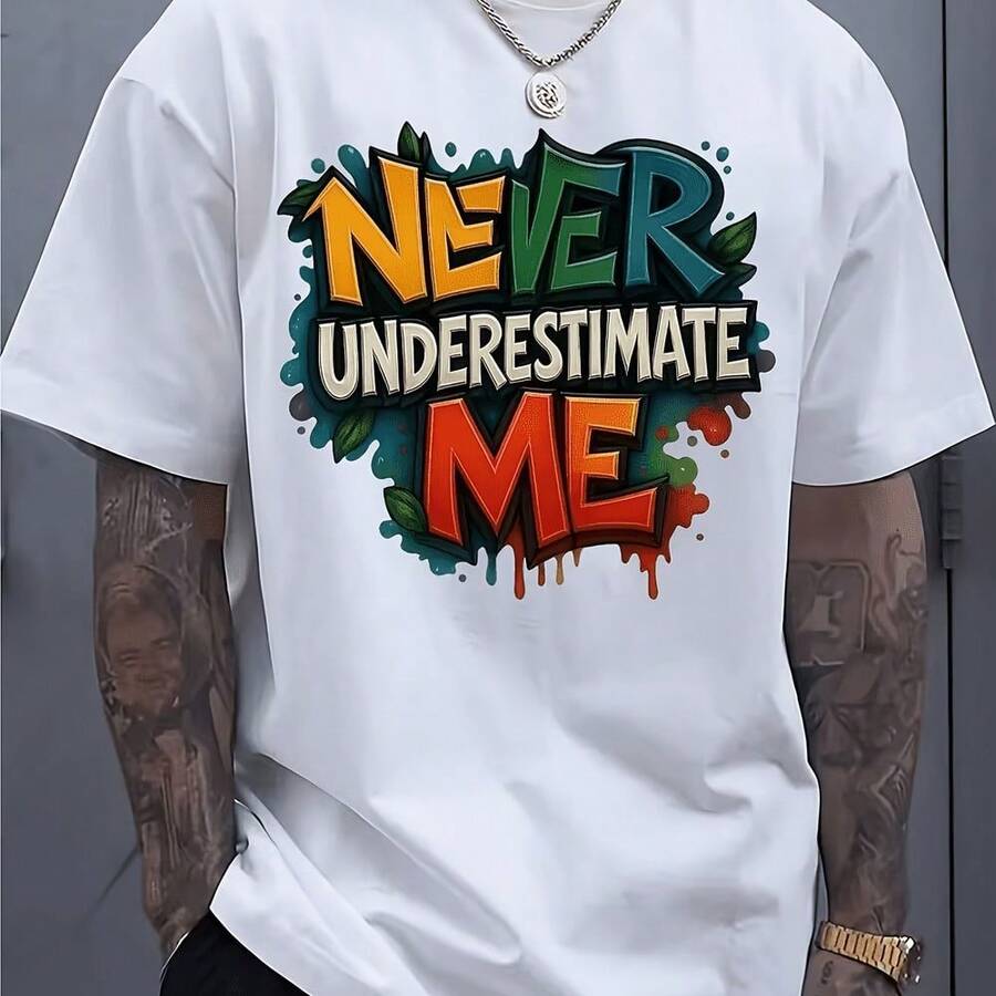 Men's Crew Neck T-Shirt - Breathable Short-Sleeve Casual Shirt, Suitable For Fitness, Travel, Beach, And Training | Machine Washable For All Seasons