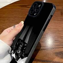Elegante funda para teléfono con diseño de traje, compatible con fundas para iPhone de Apple. Fabricada en TPU, ofrece protección contra golpes y caídas. Perfecta para quienes buscan durabilidad y elegancia en sus accesorios para el móvil. - Gris - Ver 6