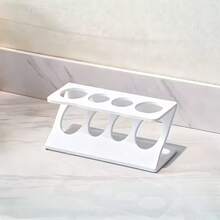 1pc Bathroom Multi-Function Storage Rack Toothbrush Holder Bathroom Kitchen Desktop Organizer Rack Fashionable And Practical - Multicolor - View 8