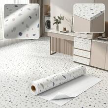 1 Roll Fresh Terrazzo Pattern Self-Adhesive Wallpaper, Vinyl Material Removable Wallpaper, Modern Minimalist Style, Ins Style Decoration, Kitchen Backsplash, Stove, Disinfection Cabinet, Cabinet, Art Wall, Home Decor, Wall Decor, Kitchen Decor - 1PC - View 2