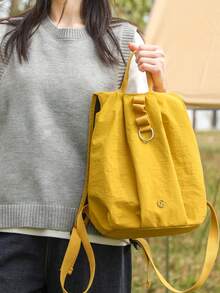 Anti-Theft Casual Nylon Women's Backpack; Multi-Functional Commuter Day Bag; Multi-Pocket Lightweight Travel Bag; Large Capacity Minimalist School Bag; Convenient Book Bag, Suitable For Students, Nurses, Teachers, Business Professionals, Travel, Vacation, Business Trips, Daily Commute, Shopping, Office, Dating, Hiking, Training, Work, Birthday Gifts, Holiday Gifts, - Multicolor - View 9