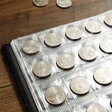 1pc 240-Pocket Coin Collection Album, Coin Storage Book, Coin Collector's Album, Vertical Coin Holder, Copper Coin, Stamp, Commemorative Coin Collection Album - Multicolor - View 3
