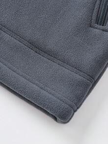 Rompi Termal Pria Musim Gugur/Dingin dengan Lapisan Termal, Resleting Depan, Jaket Kasual Serbaguna Cocok untuk Pemakaian Sehari-hari, Olahraga Luar Ruangan, dan Perjalanan - Grey - View 9