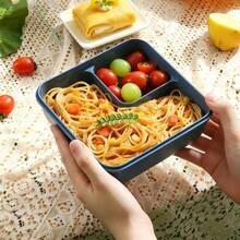 1pc Bento Box With Utensils, Adult Lunch Box Microwave , Compartment Food Storage Container, Large Capacity Lunch Box, Insulated Bento Lunch Bag, Sauce Box, Leak-Proof Snack Box - Multicolor - View 4
