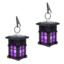 POSE UP 2/4pcs Solar Flame Clip Lights, Vintage Outdoor Hanging Lights, Realistic Flickering Flame Effect, IP44 Waterproof Warm White Solar Garden Lights, Yard Garden Porch Fence Decorative Lights, Halloween Christmas Holiday Party Decoration - Cabin Lamp - View 18