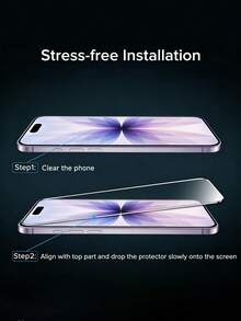 5片裝強化玻璃螢幕保護貼，相容 iPhone 17，相容 iPhone 15/15 Pro/15 Plus/15 Pro Max/16/16 Plus/16 Pro Max/17/17 Air/17 Pro/17 Pro Max，手機配件，相容手機殼 - 無色 - 查看 3