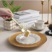 100PCS Gold Plastic Forks, Solid, Durable And Heavy Duty Gold Plastic Forks Disposable, Utensils Parties, Weddings, Thanksgiving, Picnics, And Daily Use - Gold - 100pcs - View 6