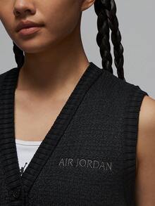 Nike Authentic JORDAN Women's Knitted Embroidered Breathable Sports Tank Top FV7114-045 - FV7114-045 - View 3