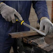 8" Steel File – Ideal For Wood, Plastic, And More - A - View 1