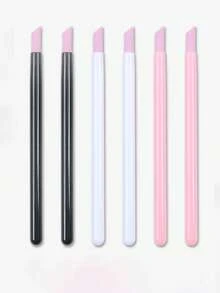 12/6pcs Quartz And Ceramic Nail Carving Polishing Pen Set, 45° Dead Skin And Cuticle Remover, Nail Buffer, Bead, Stone, Jewelry, Cuticle Pusher, Gel And Natural Nail, Professional Manicure Tool Kit, Quartz Nail Carving Pen, Dead Skin Remover, Nail Edge Polishing Pen, Dual-Head Multi-Function Manicure Tool, Nail Surface Sanding And Polishing Pen, Fine Nail Polishing Stick, Dead Skin Remover, Nail Repair - Multicolor - View 9