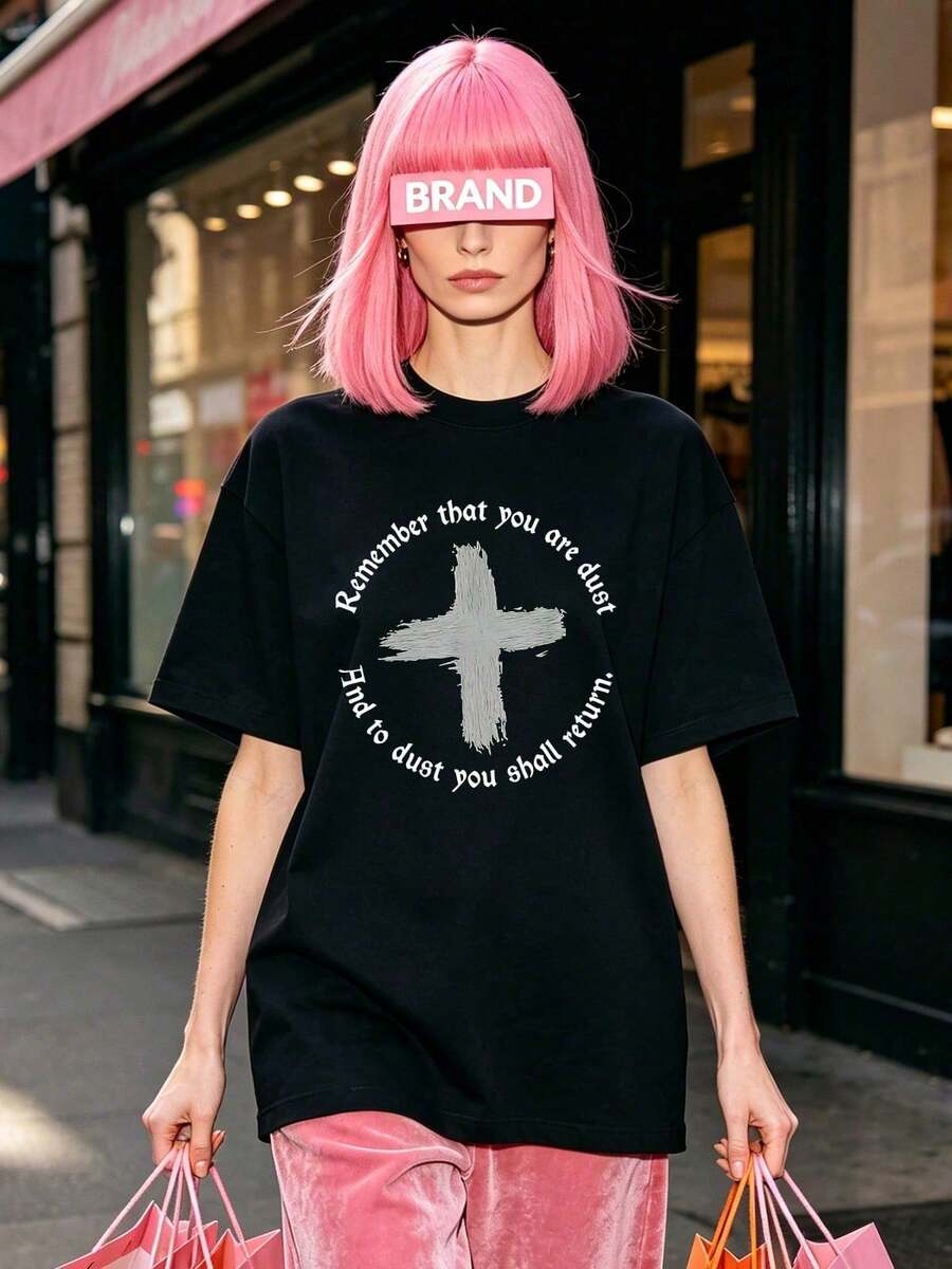 Women T-Shirts - 黑色 - 查看 1