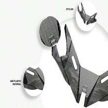 Suitable For PCX125/150/160 Motorcycle Front Windshield - Universal Rear Spoiler Cover Decoration, Easy To Install, Enhances Sporty Appearance And Motorcycle Stability - Beak - View 4