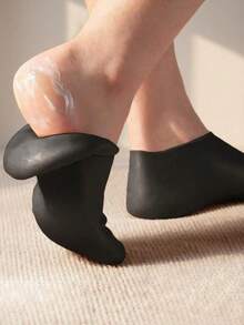 1-3pairs Silicone Moisturizing Foot Socks, Effective Foot Care, Prevent Cracked Heels, Remove Dead Skin, Elastic Foot Socks, All-Day Moisture Locking, Prevent Dryness, Odorless, Easy To Wear And Remove, Soft And Comfortable Material. - Multicolor - View 2