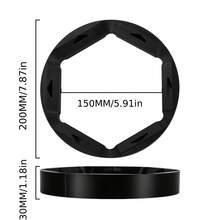 Cubierta de protección de cadena de plástico con almohadilla anticolisión para motocicleta EXC - protector de cadena de motocicleta - Ver 4