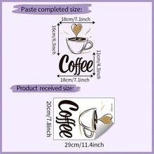 咖啡書房臥室玄關居家裝飾牆貼 自黏紙 - coffe貼紙 - 查看 2