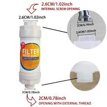 Kitchen And Bathroom Water Purification Equipment Faucet Water Purifier Filter Water Quality Removal Mud Filter Washing Machine Shower Water Heater Pre-Filter Improve Water Quality Remove Impurities Purify Water Quality - White - View 4