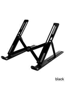 1pc Laptop Stand, Ergonomic Portable, Plastic Phone Holder, 10 Adjustable Angles, Suitable For 12-18 Inch Laptops, Ideal For Office, Study, Bedroom And Travel - A - View 14