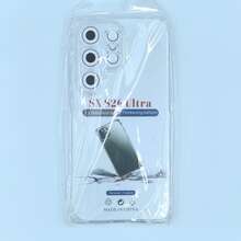 Galaxy 透明氣墊防震手機殼 1.5mm 加厚四角氣囊 鏡頭加高保護 TPU 軟殼 - 無色 - 查看 161