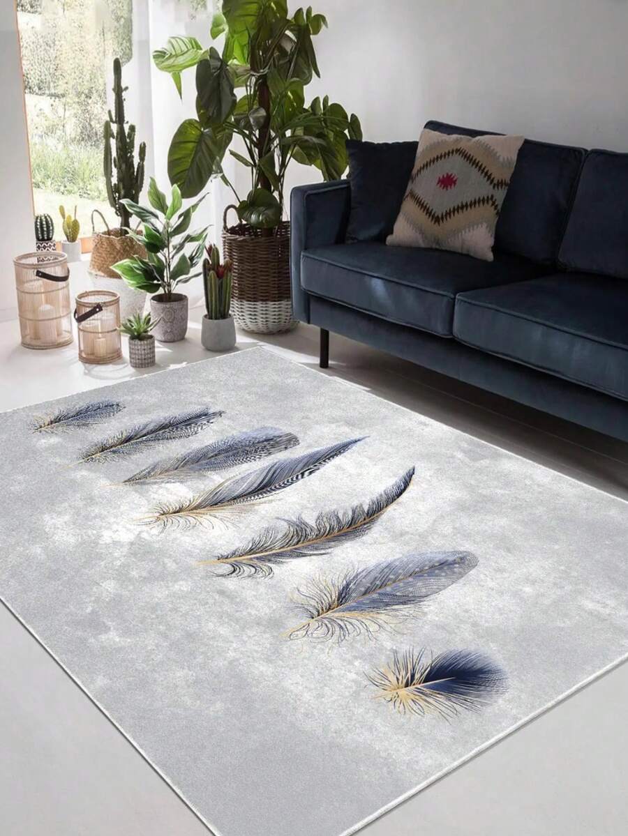 Livingroom Carpet Made In Turkey Soft Touch Machine Washable - Multicolor - View 1