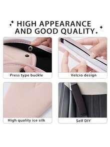 1 Set Pelindung Bahu Sabuk Pengaman Mobil, Pelindung Bahu Sabuk Pengaman Mobil Anti-Jepit, Penutup Pelindung, Pelindung Bahu Sabuk Pengaman, Aksesori Interior Mobil Universal untuk Semua Musim - A - View 11