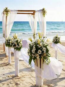 1/2 Stück Blumensteckschaum Halbkugel, grüner halbkreisförmiger Nass-/Trocken-Blumensteckschaum, geeignet für frische oder künstliche Blumenarrangements, Floristen-Handarbeitsbedarf, Hochzeit, Geburtstag, Heimdekoration - mehrfarbig - Übersicht 5
