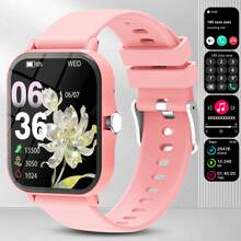 Reloj inteligente 2026 nuevo de 1.83 pulgadas con pantalla grande para hombres y mujeres, doble correa, correas de colores, notificación de mensajes, respuesta de llamadas, control de música conveniente, modo deportivo, compatible con sistemas iOS y Android, regalo perfecto - Multicolor 1 - Ver 16