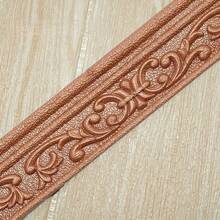 1pc Crown Decorative Line 3D Flexible Foam Wall Decor Strip, Peel And Stick Self-Adhesive Baseboard Trim, Decorative Wallpaper Border, Vintage Style Wall Edge Strip, Suitable For DIY Hotel Decoration, Plastic Material - A - View 11