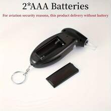 1pc Professional Alcohol Tester - High Precision 0.001% BAC, LCD Display, Portable Breathalyzer (Battery Not Included), Suitable For Personal, Car, Home And Commercial Use - Breathalyzer - View 10
