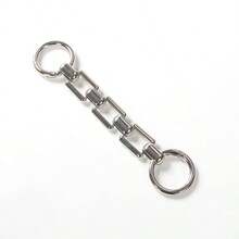 1 pieza Cadena de extensión de bolso de mano cuadrada gruesa, accesorio de reemplazo de correa de bolso estilo cadena gruesa con broche de gancho y anillo de resorte, accesorio decorativo universal de correa de bolso cruzado para bolso de hombro DIY - Multicolor - Ver 10