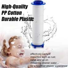 10x Showerhead Filters Hard Water Softener Filter Cartridge For Shower Head - 3.35in 10pcs - View 6