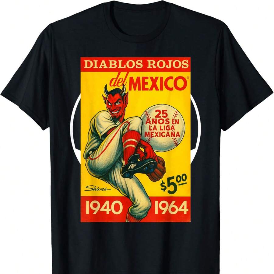 Red Devils Of Mexico T1S1Hirt - Black - View 1