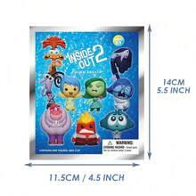 Monogram Disney Blind Box Keychain, Cute 3D Cartoon Random Figure Bag Charm Backpack Pendant, Joy Anger Sadness Disgust Fear Ennui Envy Anxiety Embarrassment Hidden Character Lance And Pochi, Anime Collectible Gift, Decoration Animation Movie Merchandise Collectible Birthday Party Gift Accessory For Friends And Fans - Multicolor - View 2