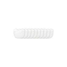 Stay - dry Bibs 10 pack Ultimate from drools spit ups Waterproof inner layer, Knitted terry cotton and polyester, washable - Blanco - Ver 2