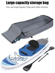Paddle Board Bag, Surfboard Bag, Camping Tent, Sleeping Bag, Moving Luggage, Quilt, Mattress, Rafting Boat, Storage Bag, Backpack, Premium Backpack - Grey-blue Webbing 005 - View 6