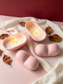 Moule élégant de bougeoir inspiré du Zen Rose / Tulipe / Lotus, reproduisant la texture des pétales et les courbes naturelles, convient pour fabriquer des bougies parfumées et des bougeoirs en plâtre, parfait pour la décoration de la maison, l'ambiance de la table à manger, l'exposition B&B, convient aux passionnés du fait main, aux fleuristes, aux organisateurs de mariages, aux salons de thé, aux espaces de méditation et plus encore, peut être utilisé comme cadeau pour la fête des mères, la Saint-Valentin, la saison des mariages, ajoutant un sentiment de rituel romantique - Bougeoir en forme de cœur avec couvercle - Voir 4