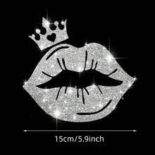 1pc "Queen" Crown Vinyl Decal Sticker, Shiny Car Sticker Suitable For Car Door/Window/Bumper/Motorcycle, Fashionable Self-Adhesive Sticker For Car Body, Luggage, Suitcase, Reusable, Glossy - one-size - View 11