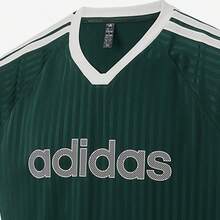 Adidas Men's Striped Minimalist Pullover T-Shirt, Quick-Dry Classic Casual Short Sleeve - Green - View 5