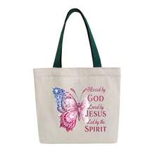 1/2/3件裝蝴蝶與宗教金句熱轉印貼紙，God Bless、Jesus Love、Holy Spirit Guidance，DIY衣物熨燙貼布，適用於T恤、衛衣、牛仔褲、夾克、背包、枕頭及其他服飾與貼布DIY - 多色 - 查看 6
