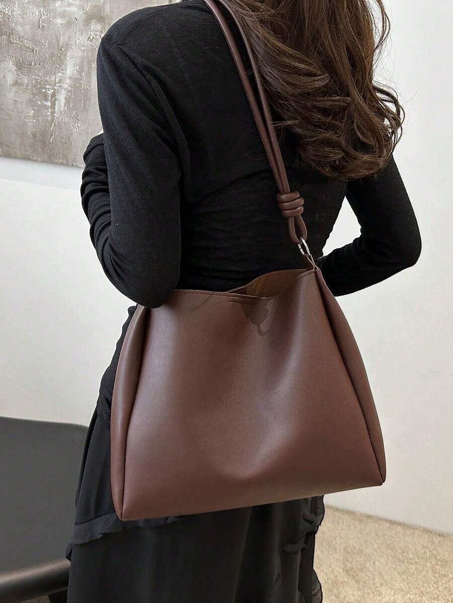 Bolso de mano de lujo de diseño de moda de piel de PU de alta gama