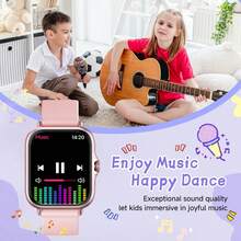 Reloj inteligente para niños 2026, pantalla de alta resolución, múltiples modos deportivos, podómetro, seguimiento de actividad, control de música, control de cámara, diseño minimalista, multilingüe, regalo ideal para niños, la mejor opción de regalo para niños - Multicolor - Ver 3