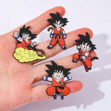 1pc Classic Dragon Ball Anime Brooch, Fashionable & Cute Son Goku Backpack Accessory, Made Of Zinc Alloy, Suitable For Daily Wear Or Gift - Multicolor - View 6