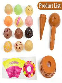 Children's Ice Cream Stacking Toy, Hand-Eye Coordination, Parent-Child Interaction, Early Education, Intellectual Puzzle Game, Suitable For 3-12 Years Old Boys And Girls, Toy Gift, Birthday Gift - Multicolor - View 12