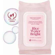 Rice Water Bright - Toallitas Desmaquillantes Faciales Coreanas con Agua de Arroz | Limpieza Rápida Multiusos | K-Beauty para Re - color como en la imagen - Ver 1